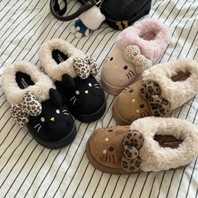 CozyKitty – Stylish Plush Fur Slippers