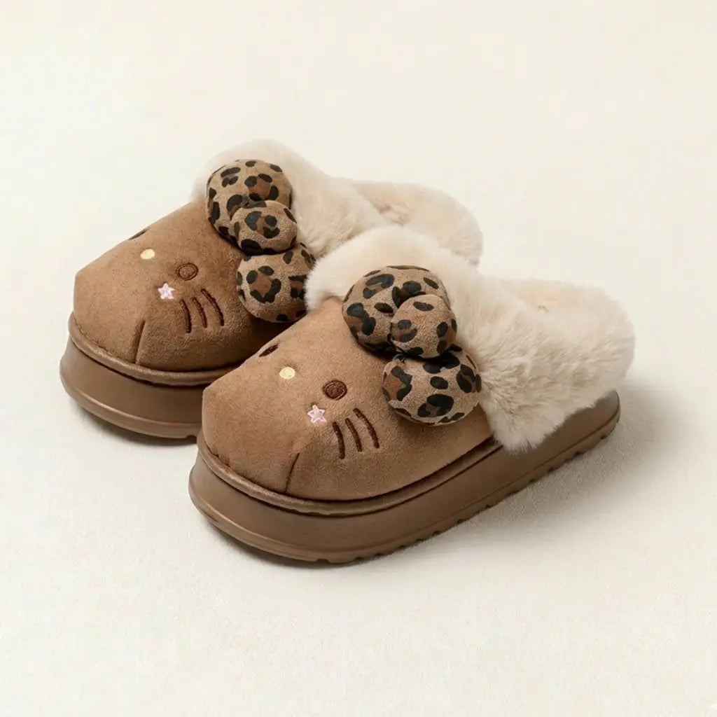 CozyKitty – Stylish Plush Fur Slippers