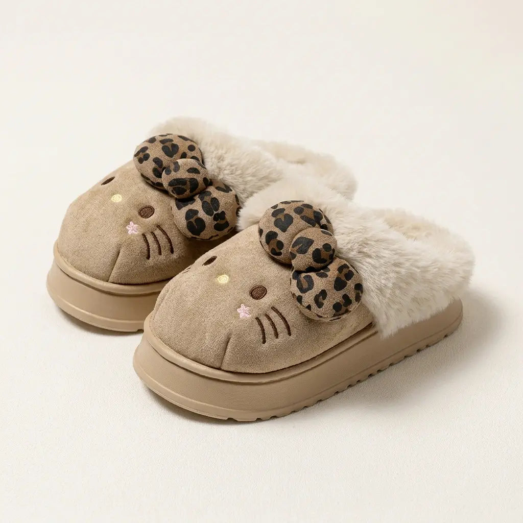 CozyKitty – Stylish Plush Fur Slippers