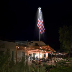 SolarGlory – Telescopic Flagpole with LED Light