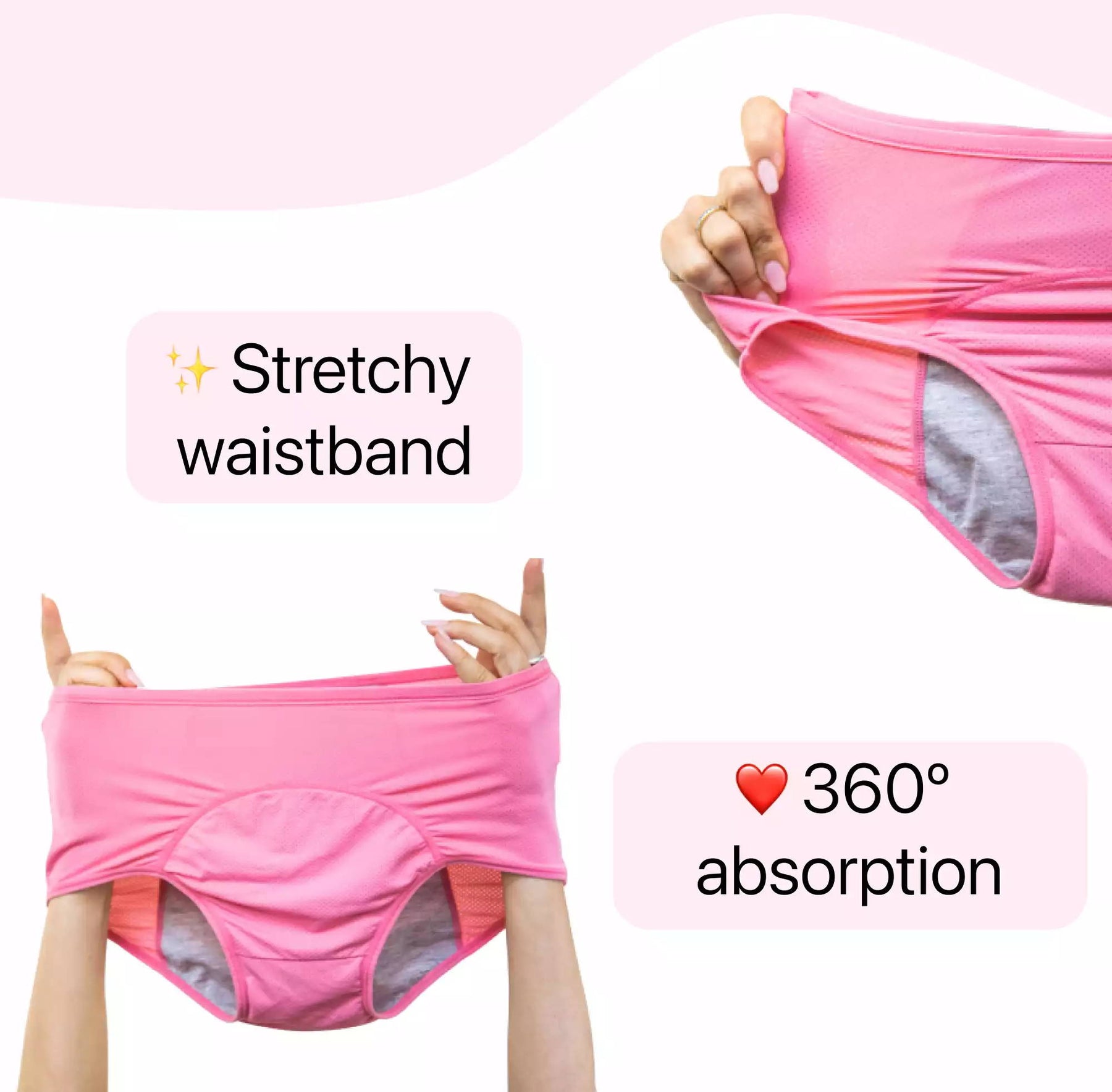 PureWear – Leak Proof High Waist Period Panties