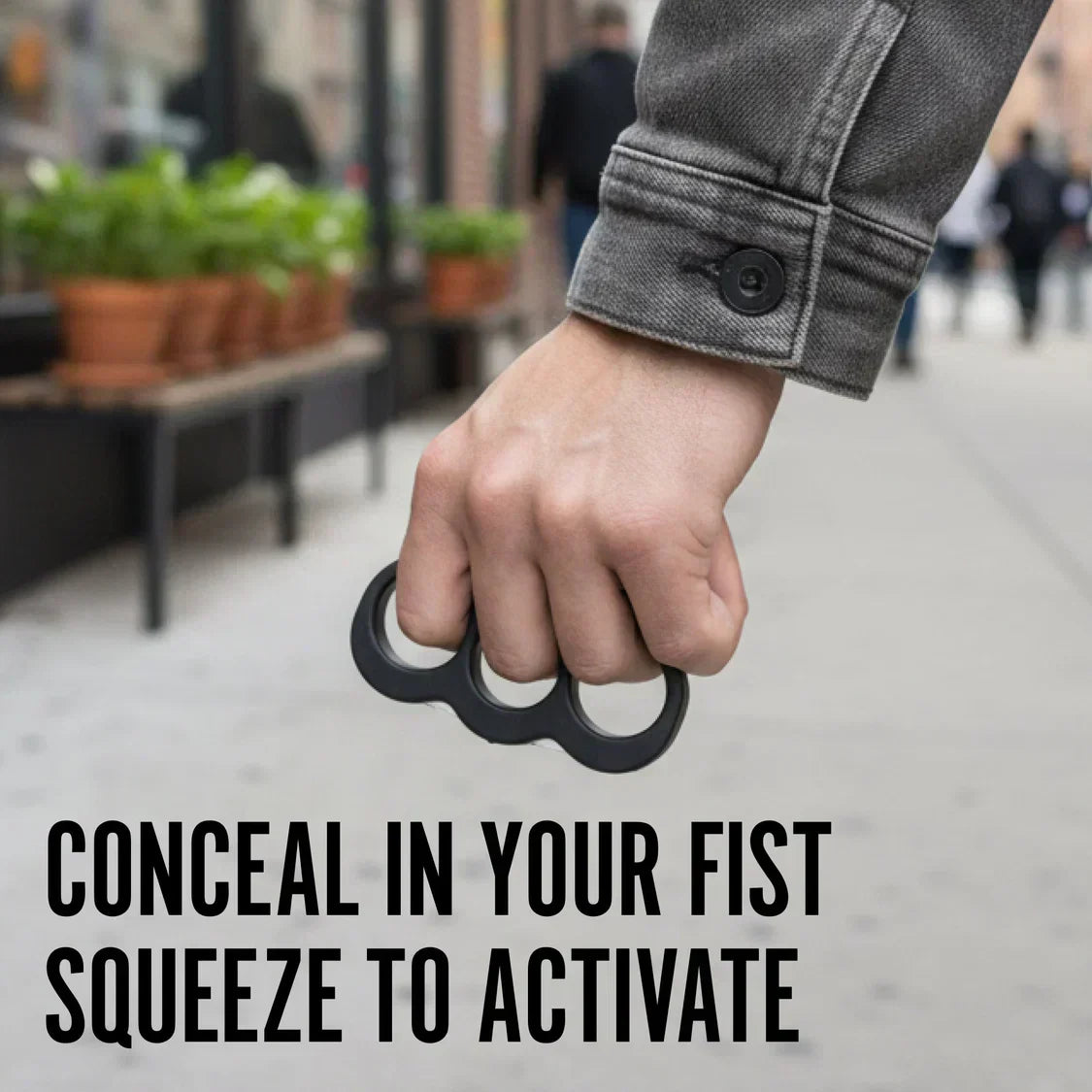 ShockGuard - Hidden Fist Triple Contact Self Defense Tool