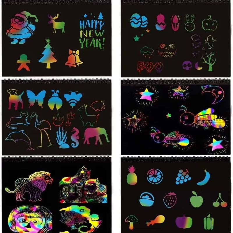 AuraArt – Magical Rainbow Scratch Paper