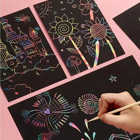 AuraArt – Magical Rainbow Scratch Paper