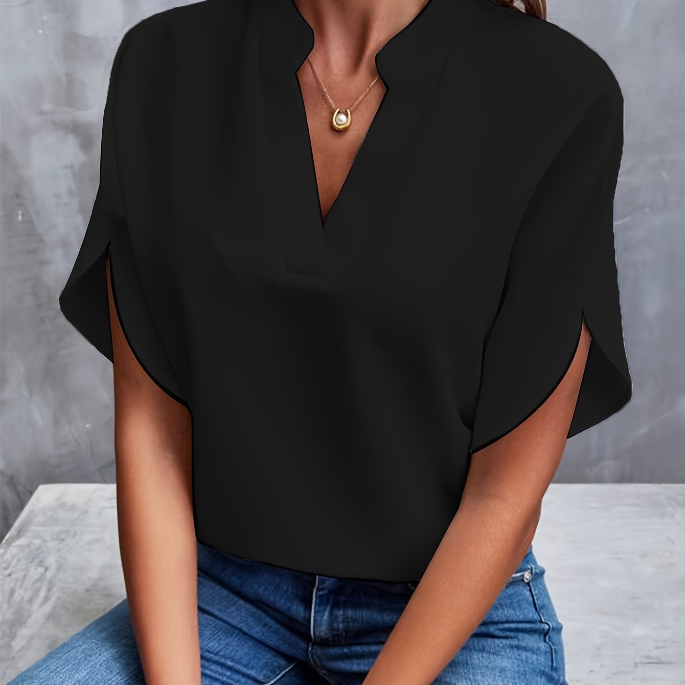 Blouse with wide sleeves Beth | Lupi