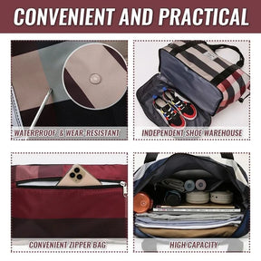FlexCarry – Foldable Dry/Wet Separation Travel Fitness Bag