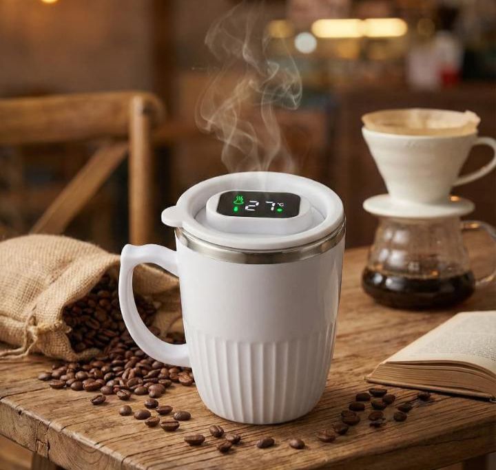 ThermoGlow – LED Temperature Display Mug