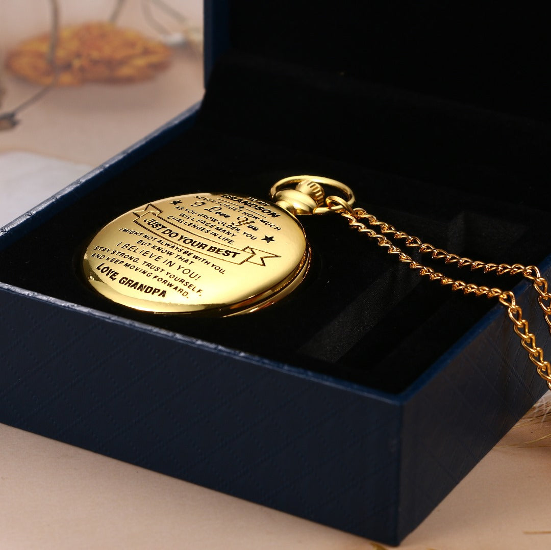 HeritageTick – Grandpa to Grandson Pocket Watch Gift