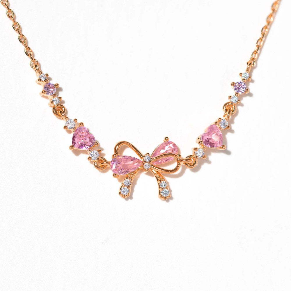 LuxeLoom – Bow Zirconia Bracelet Gift for Her