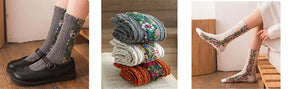 LumeFlora – Soft Cotton Embroidered Flower Socks