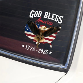 LibertyFlight – God Bless America Eagle Window Sticker