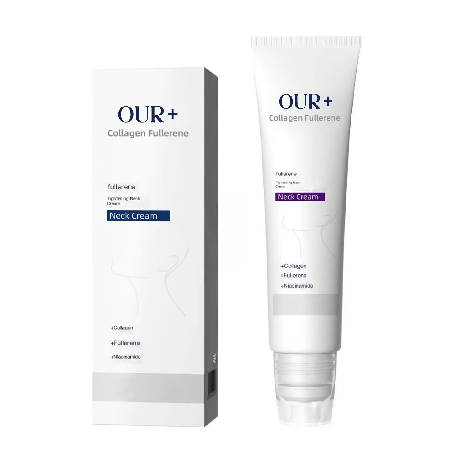 LumeNeck – Collagen & Hyaluronic Acid V-Shaped Roller Cream