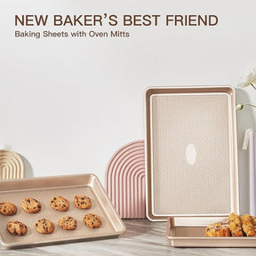 BakePro – Diamond Texture Oven Tray Set