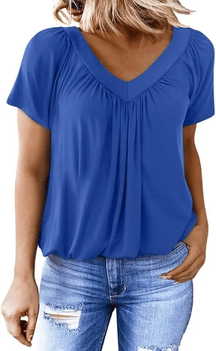 AuraFit | Classic Women’s V-Neck Casual Tee