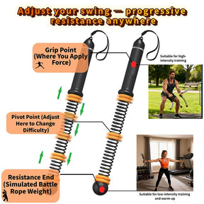 BurnSwing – Ropeless Adjustable Resistance Fitness Ropes