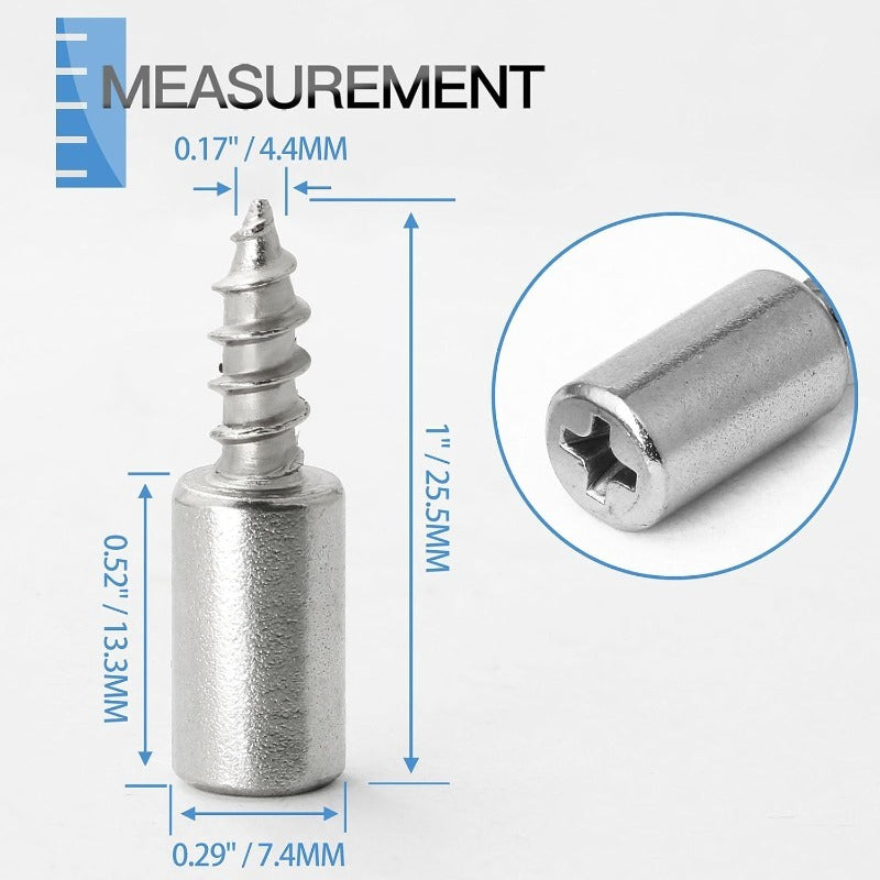 FixPeg – Screw-In Shelf Pegs for Strong Stability