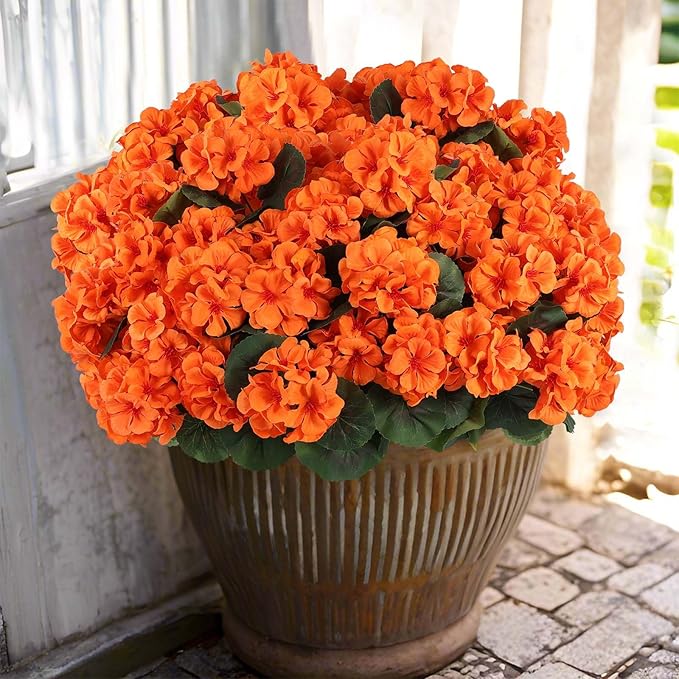 EverBloom – Artificial Geranium Outdoor Flowers