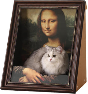PurrfectArt – Mona Lisa Cat Scratcher Bed