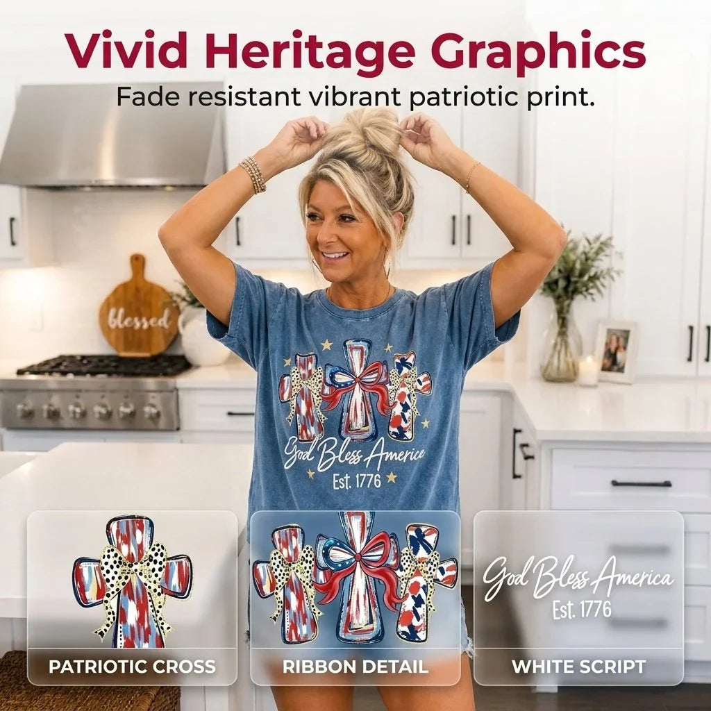 GodBless – Vintage 250th Anniversary Women T-Shirt