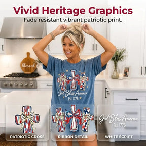 GodBless – Vintage 250th Anniversary Women T-Shirt