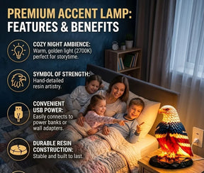 MajestiGlow – USB Powered Eagle Accent Lamp