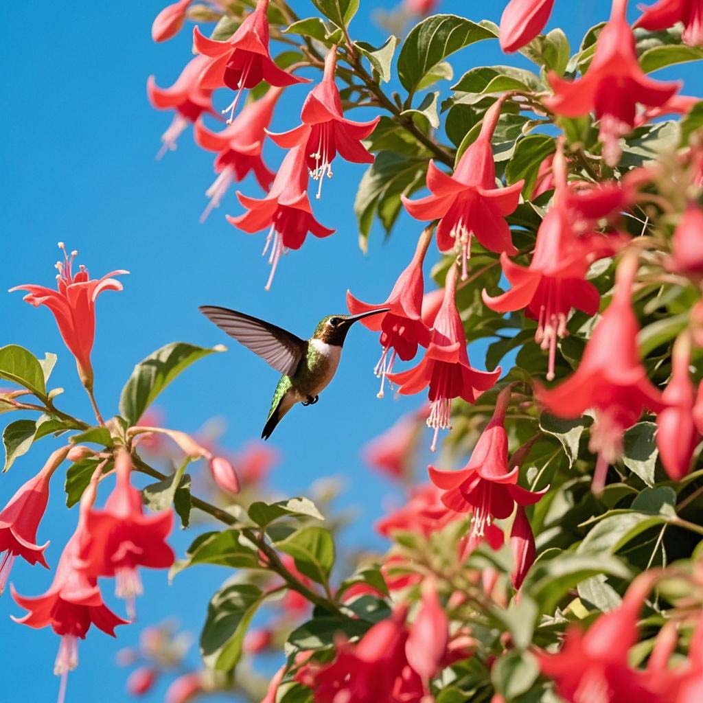 FloraAura "Hummingbird Carpet" – Epilobium garrettii Rainbow Burst Seeds