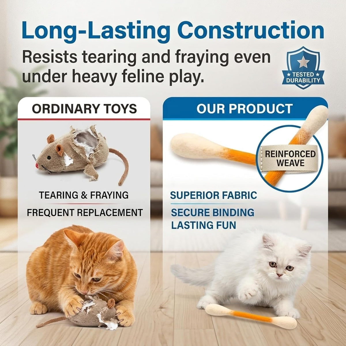 WhiskerFun – Multi Cat Swab Toy Set