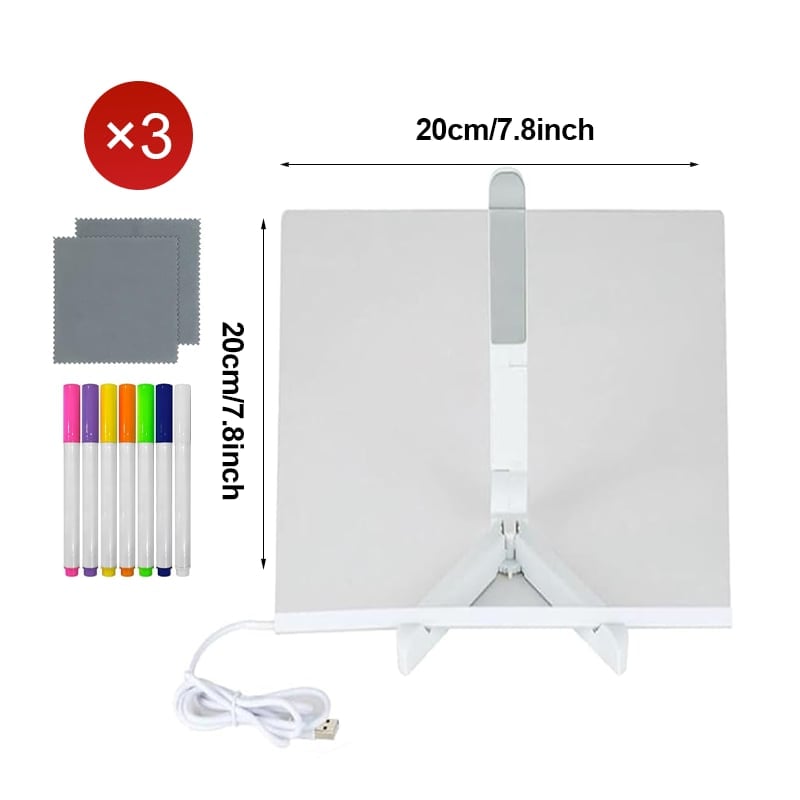LumeNote – Multi-Color Glowing Memo