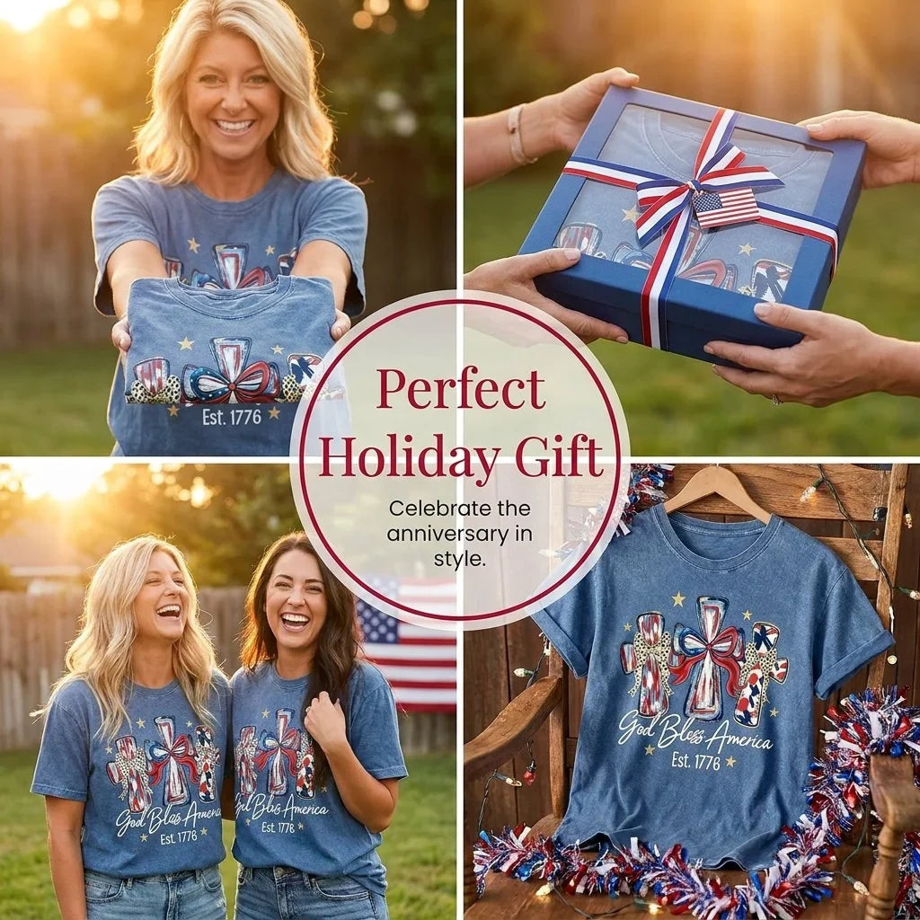 GodBless – Vintage 250th Anniversary Women T-Shirt