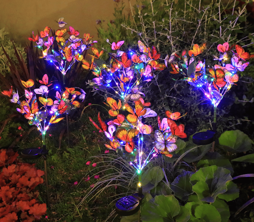BloomLuxe – Solar Dancing Butterfly Lights
