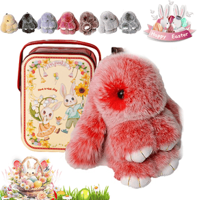HopCharm – Cute Plush Bunny Keychain
