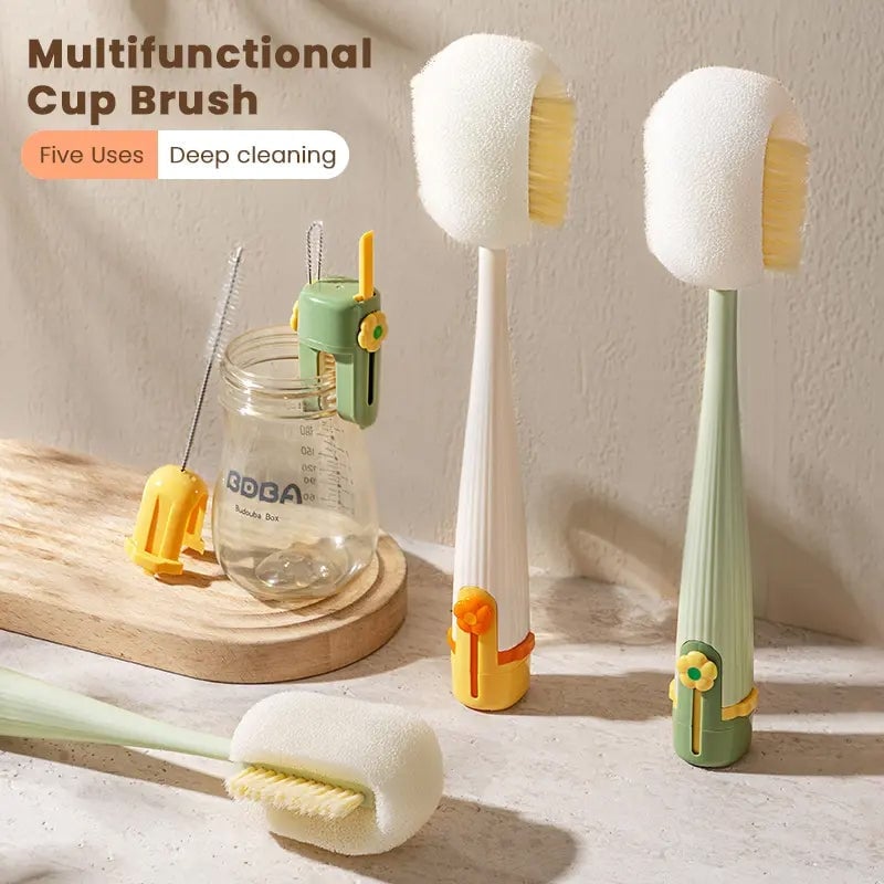 BrushPro | Versatile 5-in-1 Bottle Cleaning Brush
