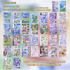 AuraDream – Surreal Aesthetic Sticker Art Book