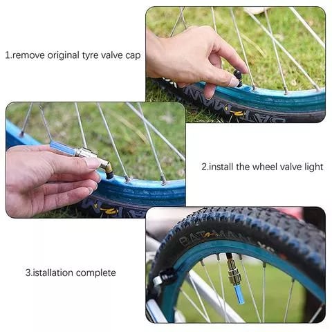 NeonSpin Lights – LED Tire Valve Glow