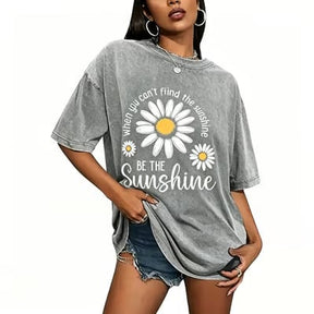 CottonGlow – Breathable Loose Fit Summer Tee for Women