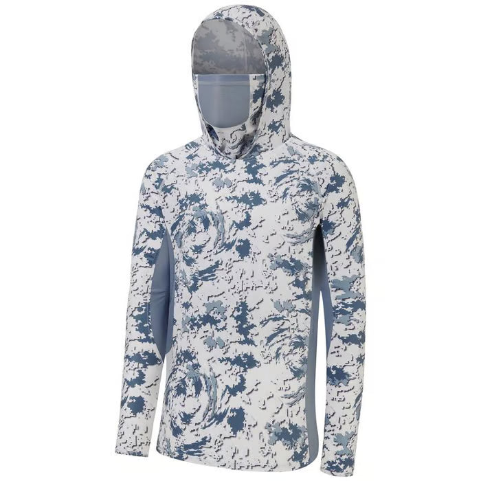 SunGuardPro - UPF 50+ Camo Hunting & Fishing Hoodie with Mask