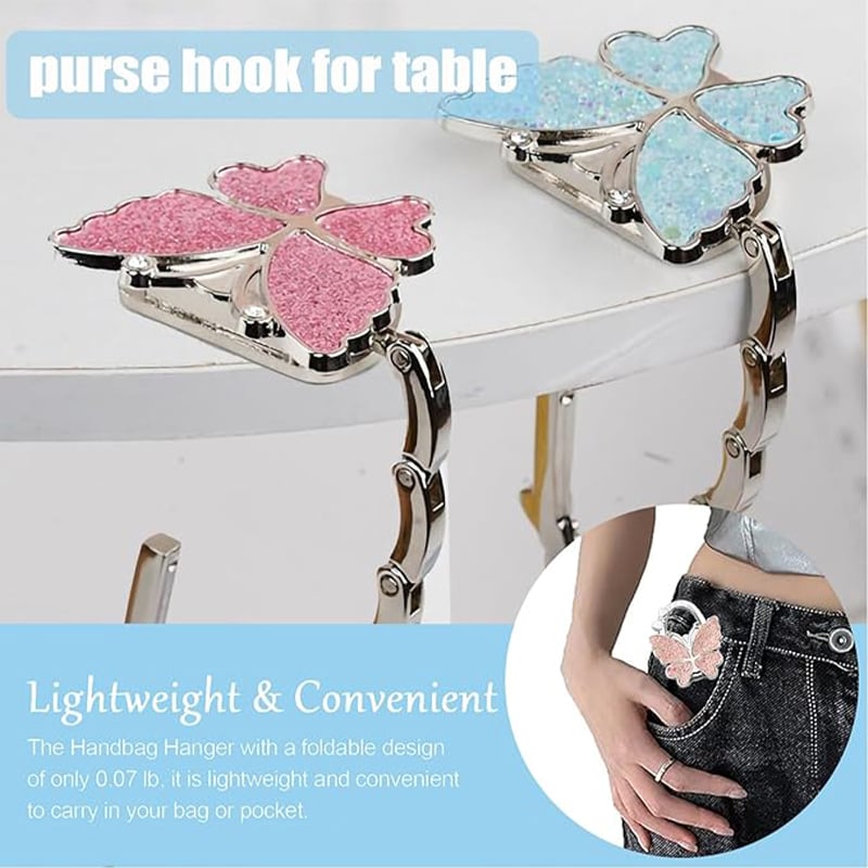 ButterHold – Foldable Butterfly Purse Hook