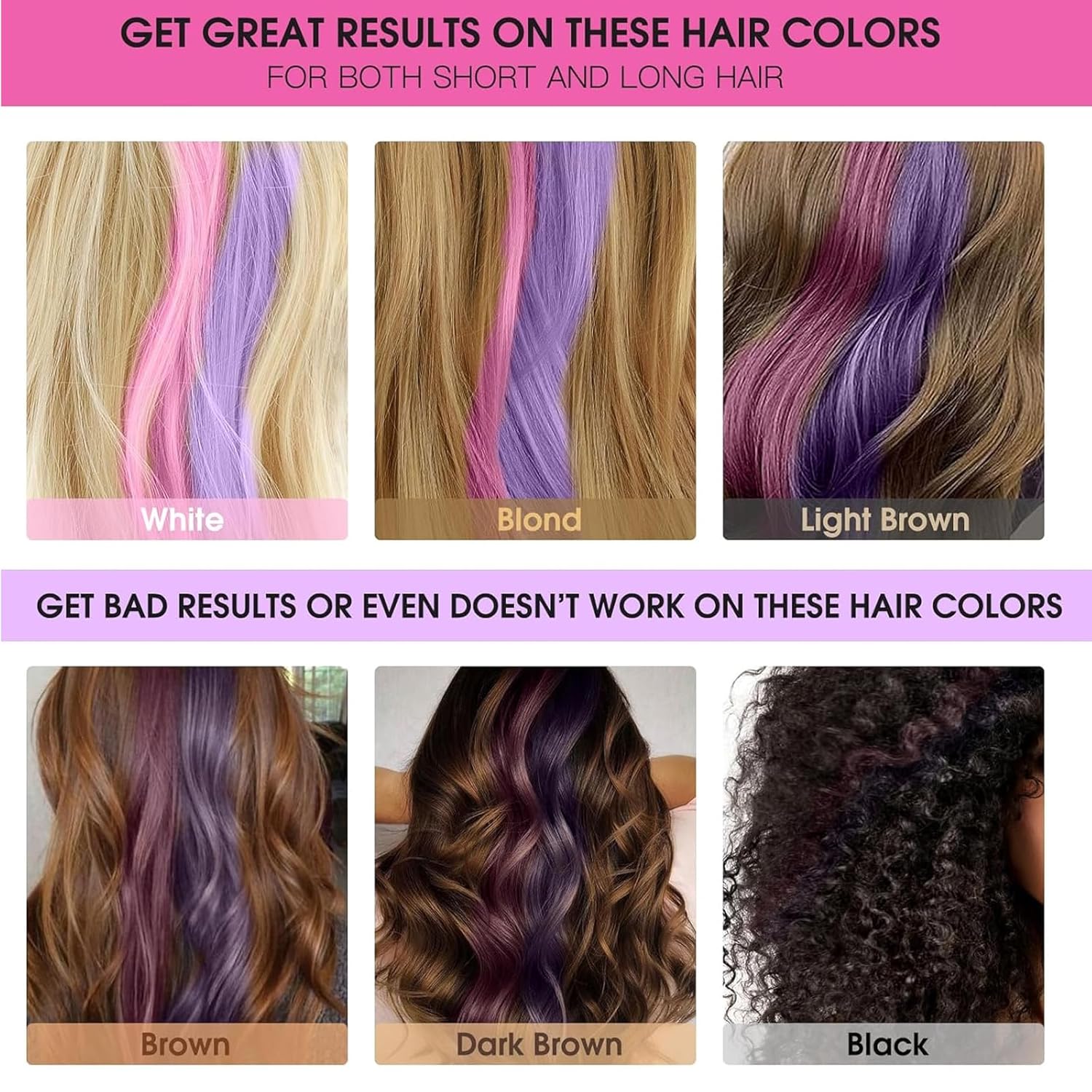 VibeColor - Hair Chalk Comb – Creative Style Kit