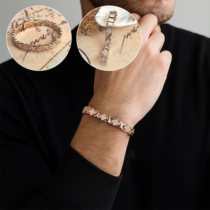BloomGrace – Flower Copper Bracelet Elegant Style
