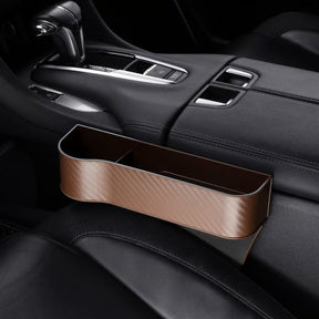 DriveMate – Multi Pocket Leather Car Seat Storage Organizer