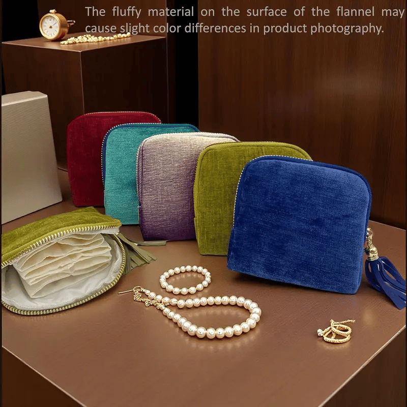LuxeCarry – Portable Jewelry Storage Bag with Zipper