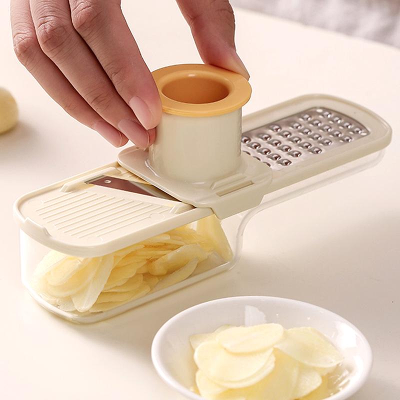 SlicePro – Multifunctional Garlic Grinder with Mandoline Slicer