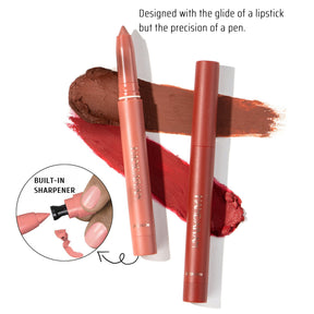 VelvetEase – Matte Lipstick Pencil Set