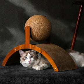 ClawSphere – Cat Scratching Ball Stand Toy