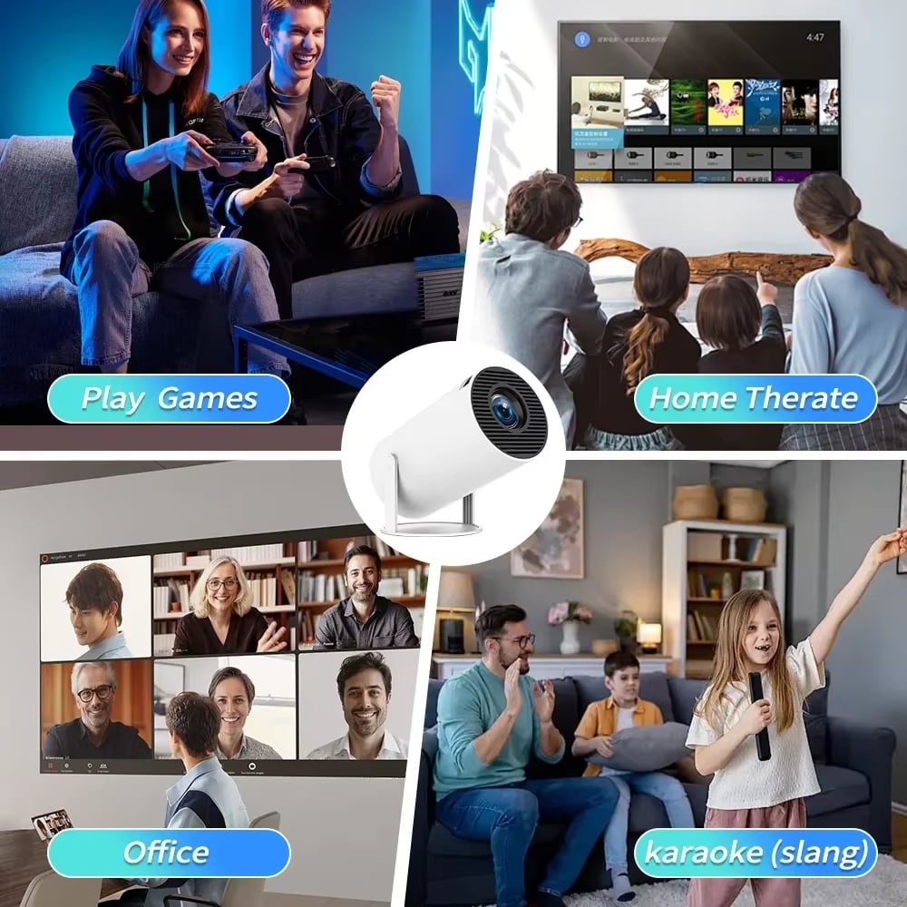 SkyBeam - Wireless Smart Game Projector – Big Screen Fun Anywhere