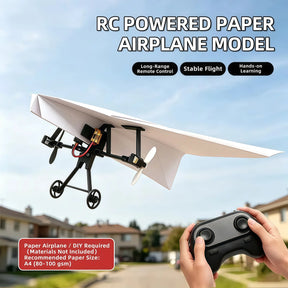 SkyGlide - Gyro-Powered RC Paper Airplane Kit