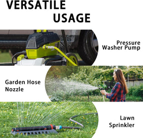 GardenPro – Stainless Steel Quick Connect Hose Set