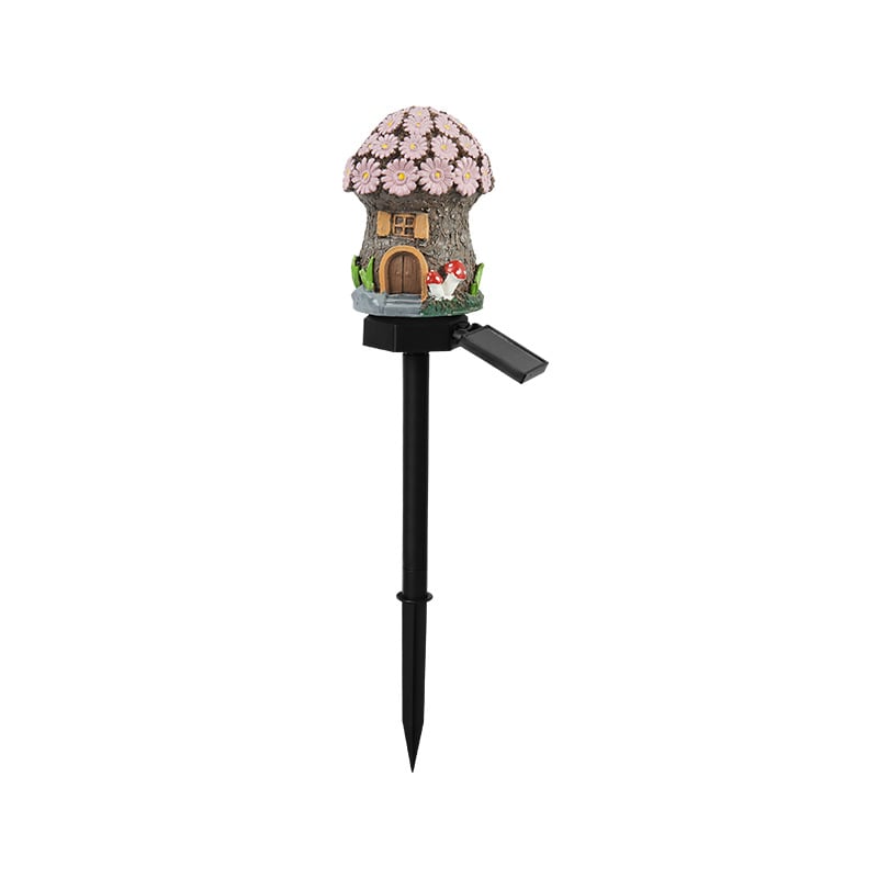 MushLumi – Solar Fairy-Tale Mushroom Cottage Light