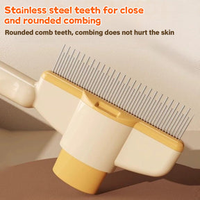 FurEase – Self-Cleaning Pet Grooming Brush