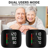 Wrist Blood Pressure Monitor – LED Display, Adjustable, Health Tracking